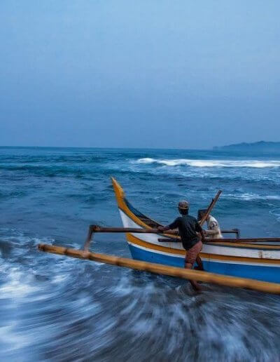 Privát utazás Indonézia halászok